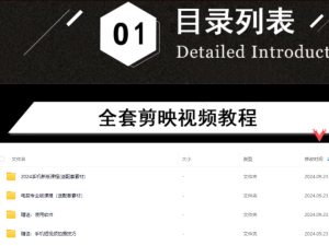 图片[3]-[剪映免VIP]JianyingPro v6.0.1.11779+模版700套+手机电脑版精品教程（800GB+）-果果音源网