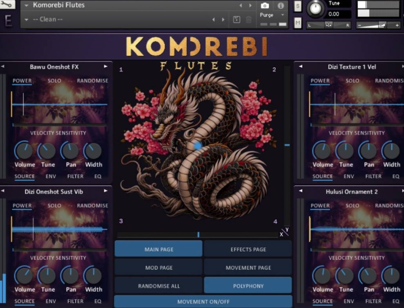[电子风格冥想音乐综合乐器音源]Loot Audio Ergo Kukke Komorebi Flutes [KONTAKT]（9.66Gb）-果果音源网