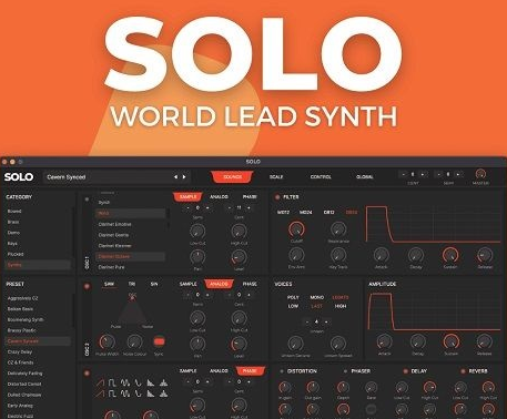 [独立风骚的世界民乐插件]TAQS.IM Solo 3 v3.0.1 v1.2.13 [WiN, MacOSX]（789.2MB+920MB）-果果音源网