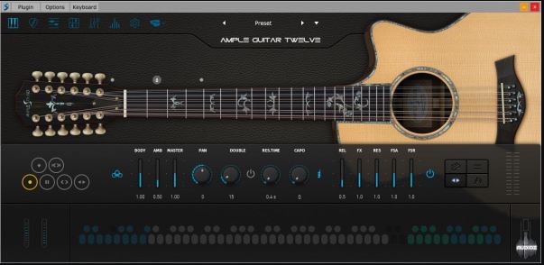 Ample Sound Ample Guitar Twelve 4.0.0 十二弦木吉他-果果音源网